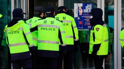 S. Korea police raid medical association office over walkout