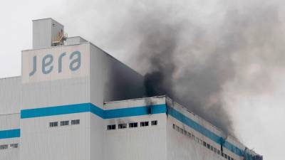 Explosion, fire reported at central Japan’s thermal power station
