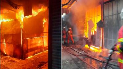 Eight bazaria stalls in Danau Kota Uptown razed