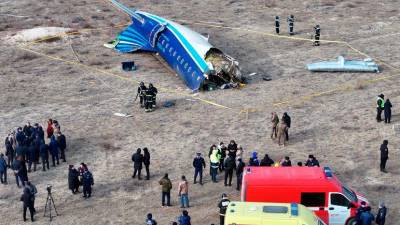 Azerbaijan Airlines plane crashes in Kazakhstan, many feared dead