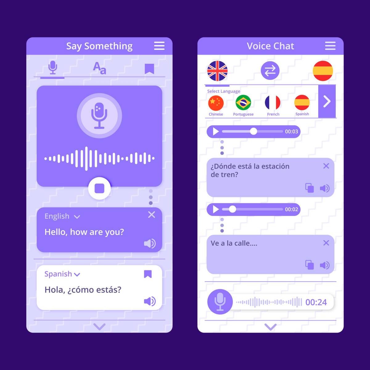 Apps turn complex language lessons into engaging, on-the-go activities that fit any schedule. $!Apps turn complex language lessons into engaging, on-the-go activities that fit any schedule.