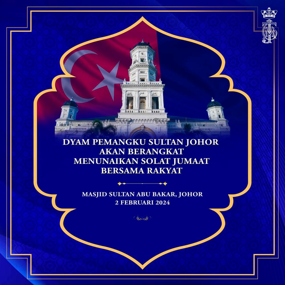 Pix credit: The Royal Johor FB