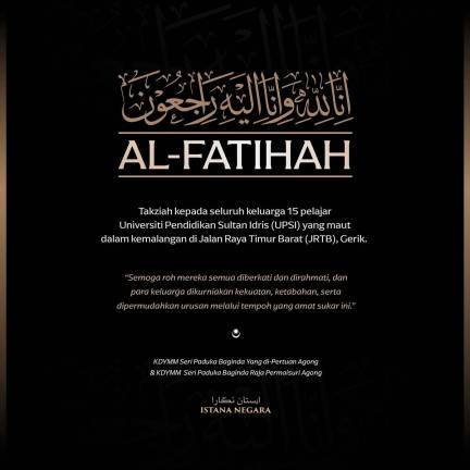 Credit: Sultan Ibrahim Sultan Iskandar / FB