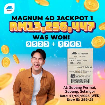 Blind box gift inspires RM13.26mil Magnum 4D Jackpot win