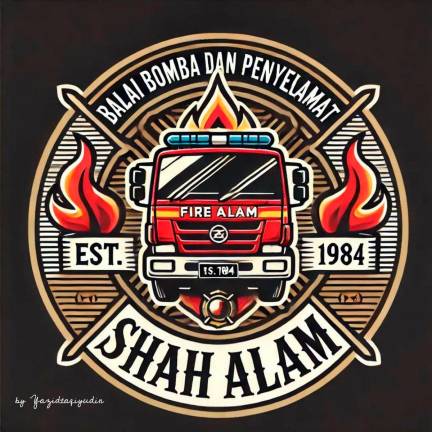 Gambar Hiasan sahaja - Bomba dan Penyelamat Shah Alam / Facebook