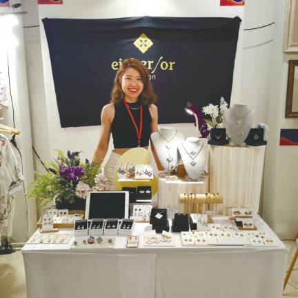 Teoh Su Ling with her one-of-a-kind handmade collection. – PICS COURTESY OF TEOH