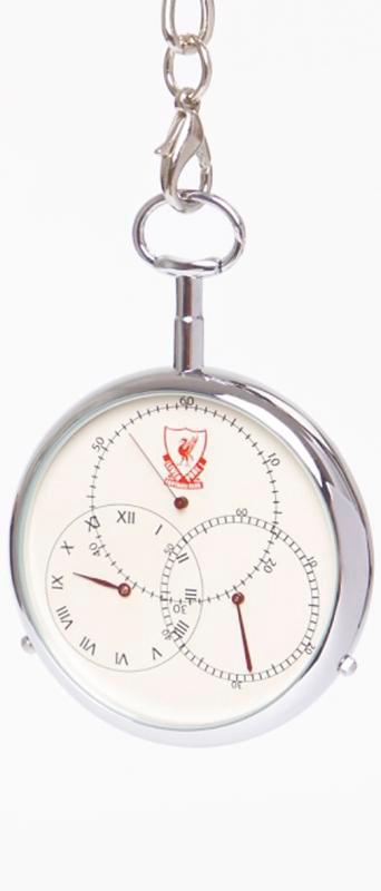 $!A throwback to a different era but this pocket watch is a discreet symbol of your support. – LIVERPOOL FCPIC