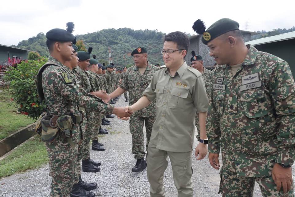 Pix courtesy of Deputy Defence Minister Liew Chin Tong’s (center) Facebook