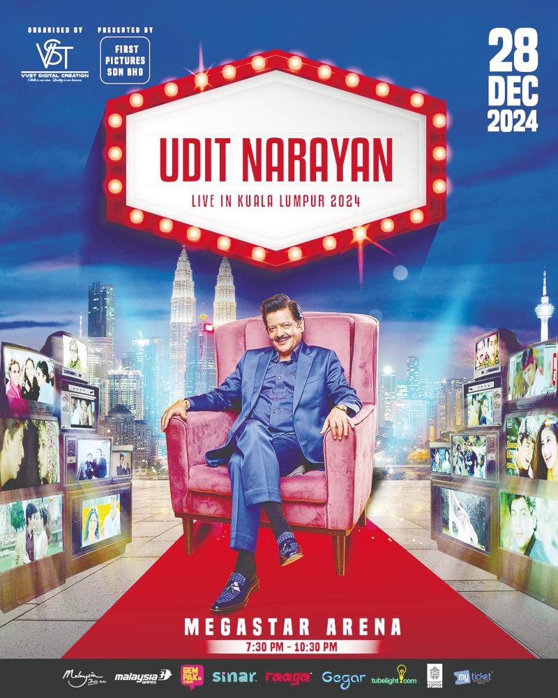 Udit will perform in KL on Dec 28.