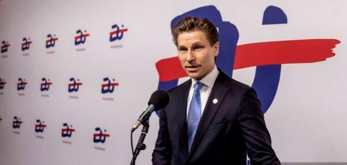 Finland’s Defense Minister Antti Hakkanen at the Informal Meeting of EU Defense Ministers in Warsaw, Poland. (AFP)