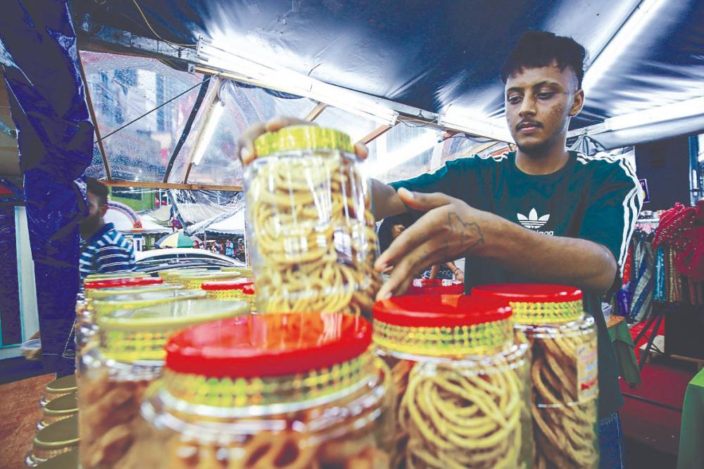 Murugiah said with Deepavali hardly two weeks away, the festive spirit of celebration has been dampened by uncertainty looming over possible inflation and the rising cost of living. – ADAM AMIR HAMZAH/THESUN