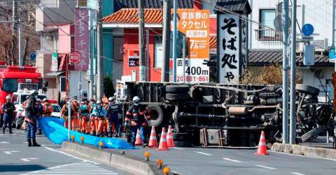 Truck driver’s body recovered from huge Japan sinkhole after three months
