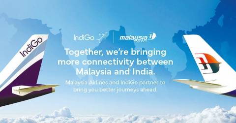 马来西亚航空与靛蓝航空签署代码共享合作协议