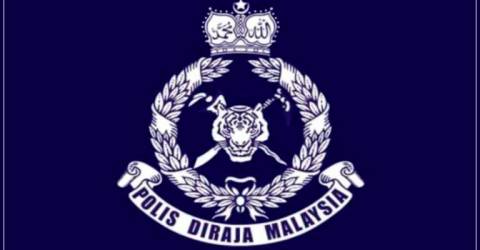 Two Men Wearing Uniforms With Police Ranks, Malaysian Coat Of Arms Fined