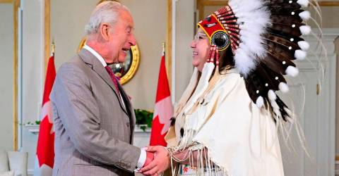 Even Canadian royal abolitionists appear all smiles for king’s visit 