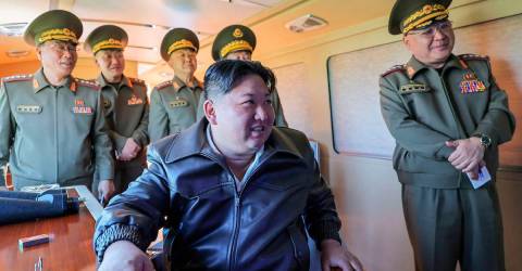 North Koreas Kim Jong Un leads missile test, stresses nuclear force readiness, KCNA says