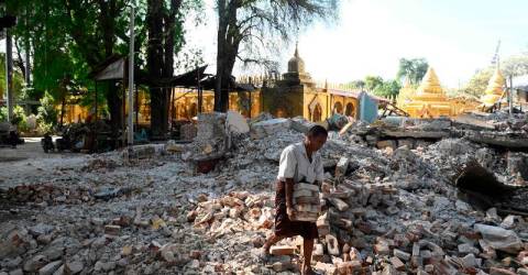 Magnitude 5.6 earthquake jolts Myanmar