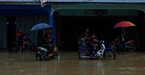 Hujan berterusan tahap waspada di Sarawak dan Sabah sehingga 4 Feb