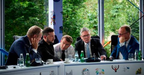Ukraine pitches tougher Russia sanctions plan to EU as US wavers