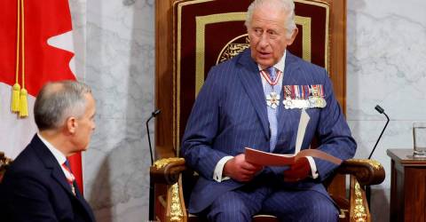 King Charles says Canada strong and free as Trump looms