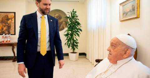 Pope Francis, Trump critic, meets US VP Vance on Easter morning