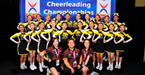 马来西亚青少年啦啦队在世界青少年锦标赛中获得第三名