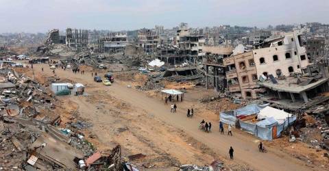 Israel defence minister orders army to plan for ‘voluntary’ departures from Gaza
