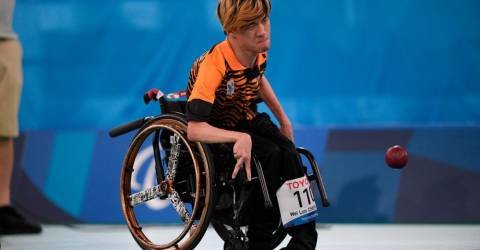 Wei Lun checks into Boccia Q finals in style