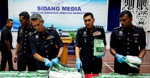 Penang Cops Smash International Drug Syndicate, Seize Syabu Worth Over RM6m