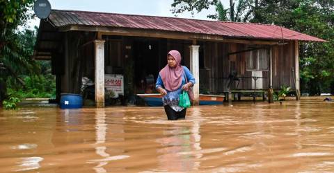 Banjir: 1,684 mangsa di empat negeri setakat 6 pagi