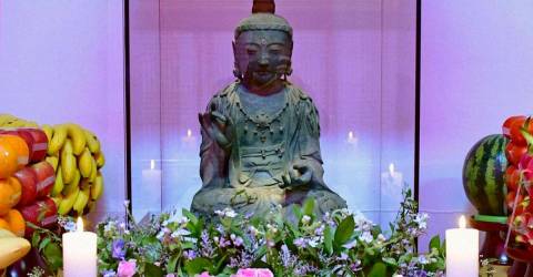 Stolen Buddhist statue returned to Japan from South Korea after 12 years