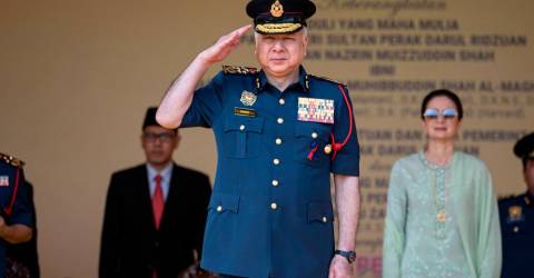 Sultan Nazrin officiates northern region fire and rescue academy