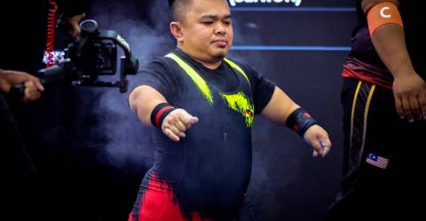 Azlan’s plunge into powerlifting pays off