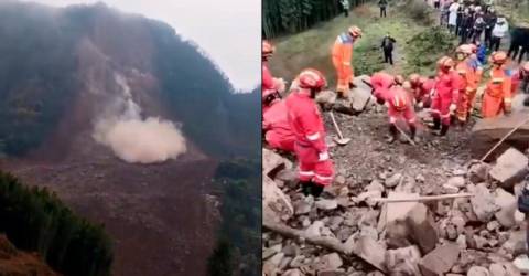 China landslide that buried dozens caused by prolonged rain: state media