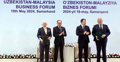 安瓦尔总理见证马来西亚与乌兹别克斯坦之间的六项谅解备忘录交换 – 太阳报