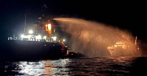 Activist aid ship hit by drones on way to Gaza, NGO says
