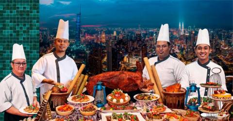 Breaking fast at Berjaya Times Square Hotel