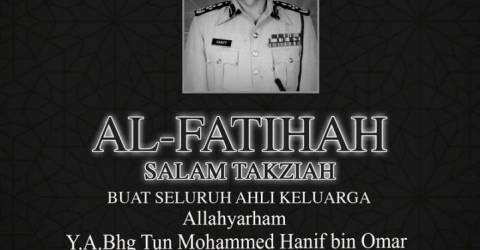 Former IGP Tun Hanif Omar Dies