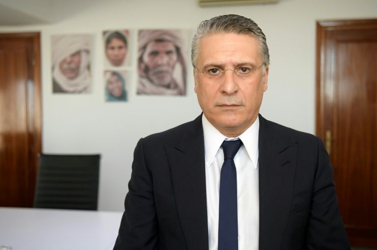 Tunisian presidential candidate Nabil Karoui, arrested on money laundering charges, is to stay behind bars after a third appeal for his release was turned down. — AFP