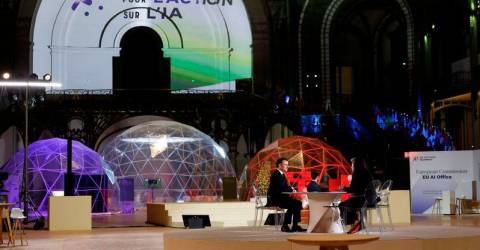 Government chiefs and tech leaders gather in Paris for AI summit