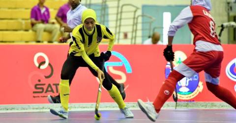 马来西亚击败伊朗晋级女子室内曲棍球亚洲杯半决赛