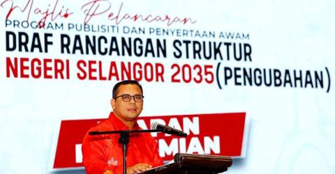 S’gor govt launches State Structure Plan 2035 draft for public feedback