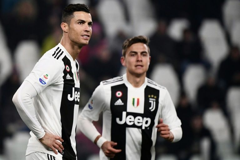 Cristiano Ronaldo and Paulo Dybala both scored for Juventus. — AFP
