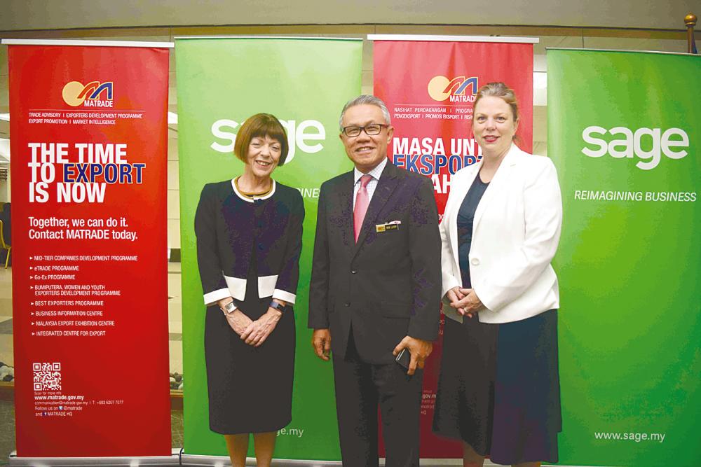 From left: British High Commission Kuala Lumpur director of trade and investment for Malaysia Deborah Clarke, Wan Latiff and Wherrett.