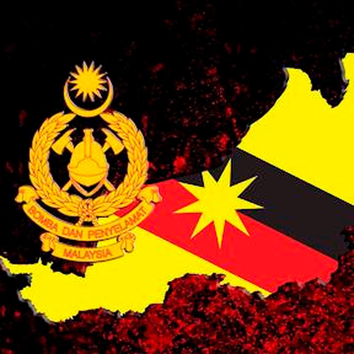 Foto dari Jabatan Bomba dan Penyelamat Malaysia Sarawak / Facebook