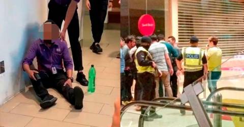 Man held at gunpoint in mall shooting relieved after suspect shot dead