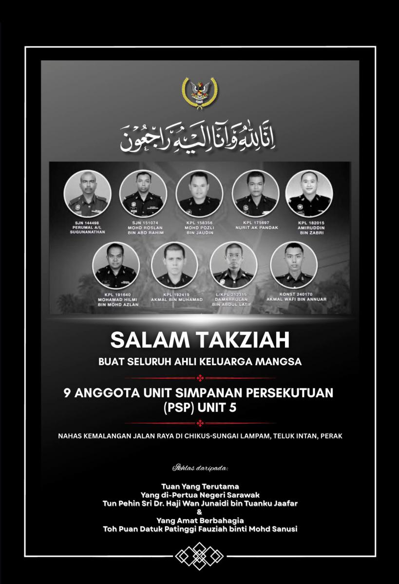 Credit - Tun Pehin Sri Dr Haji Wan Junaidi Bin Tuanku Jaafar/FBPIX