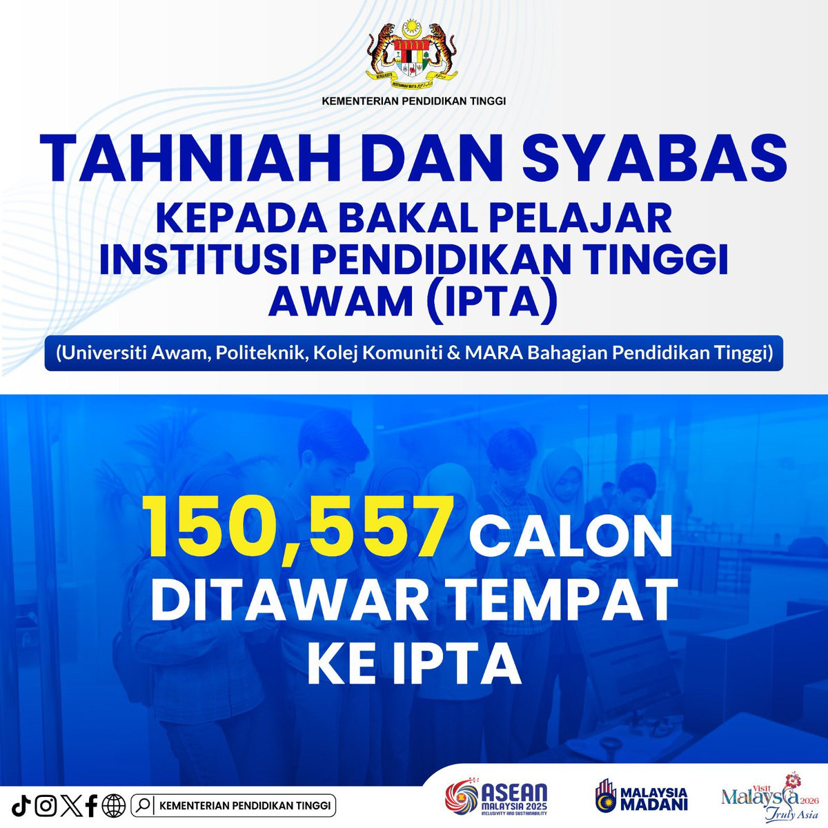 Kredit - Kementerian Pendidikan Tinggi / Facebook