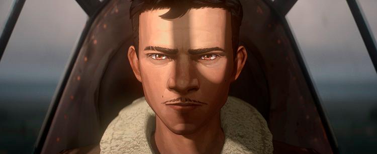 World War II fighter pilot John, one of the film’s central characters. $!World War II fighter pilot John, one of the film’s central characters.