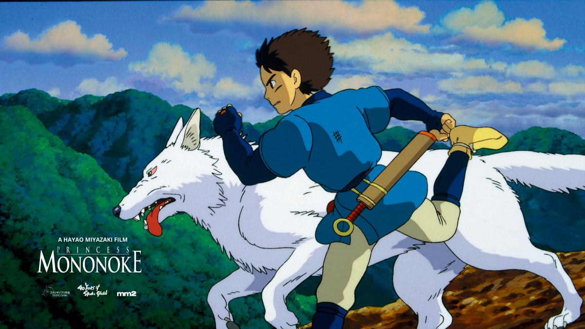 Ashitaka (voiced by Matsuda) confronts nature’s fury and mankind’s ambition, guided by a lone wolf. - ALL PICS FROM PR